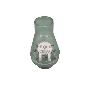 Magic Plastics Check Valve 0821-10C | 1/2lb Spring, 1"S x 1"S, Clear 0821 10C 1