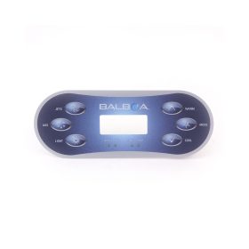 6 Button Balboa VL Series Keypad Overlay 11877 11877 1