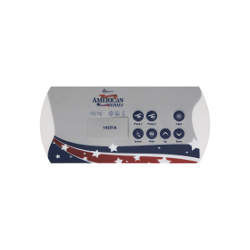 7 Button Dynasty K-85 Keypad Overlay 14231 14231 1