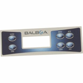 6 Button Balboa TP500 Keypad Overlay 17183 17183 1