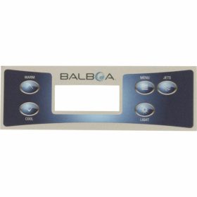 5 Button Balboa TP500 Keypad Overlay 17284 17284 1