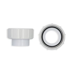 Gecko Aqua-Flo Union 52273000 | 1-1/2"S (2"Spg) x 2"FBT (Set of 2) 52273000 1