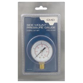 0-60 Pressure Gauge, Bot/Side Mount Clam Shell Pack | 25501-020-800 25501 020 800 1.jpg