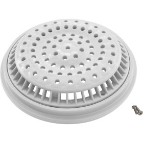 Main Drain Grate, WW Anti Vortex, 8" Rnd, w/Collar, White | 640-2310V 55 270 3000 1.jpg