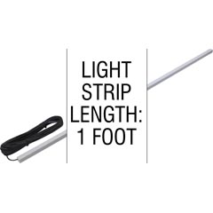 Light Strip, PAL LED, 1ft, w/Diffuser Lens, 65ft Cord | 42-PLOF-RGB-030 Image