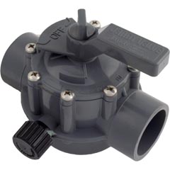 Diverter Valve, Jandy/Zod, 1-1/2"s/2"spg Pos Seal,2 Way,Gray | 1157 Image
