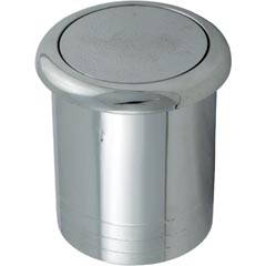 Air Button, Presair, Flush, 1-1/2"hs, 1-3/4"fd, Chrome | B318CA Image