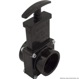 Gate Valve, 3 pc, Valterra, 1-1/2"s x 1-1/2"s, 45psi, Black|7101