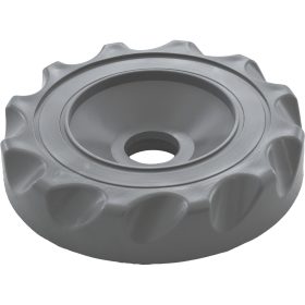 Cap, WW Top Access Diverter Valve, 2", Scalloped, Gray|602-3537