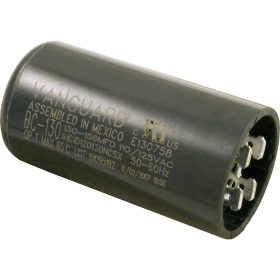 Start Capacitor, 130-156 MFD, 115v, 1-7/16" x 2-3/4"|BC-130