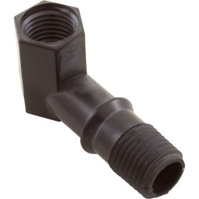 90 Elbow, Little Giant, Outlet, 1/4"fpt x 1/4"mpt, Black|943470