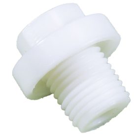 Drain Plug, Speck 21-80 GS/BS PP, GF30, Gry, Hex Head, 1/4"|2923591203