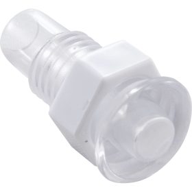 Light Wall Fitting,RD,Mini POL,1/2"hs,11/16"fd,Clear, 00023|143000-00023