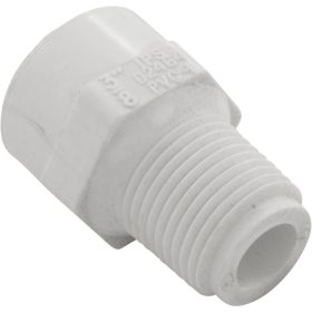 Reducer, Lasco, 3/8"mpt x 1/4"fpt, SCH40 PVC|439-052