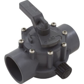 Diverter Valve, Jandy/Zod, 2"s/2-1/2"spg Pos Seal,2 Way,Gray | 2876
