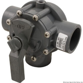 Diverter Valve,Jandy/Zod, 1-1/2"s/2"spg Non-Pos, 3 Port, Gry | 3344 Diverter Valve,Jandy/Zod, 1-1/2"s/2"spg Non-Pos, 3 Port, Gry | 3344