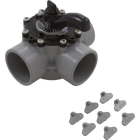 Diverter Valve, 2In S X 2.5In Sp, 3-Way, Gray | 25933-201-000 Diverter Valve, 2In S X 2.5In Sp, 3-Way, Gray | 25933-201-000