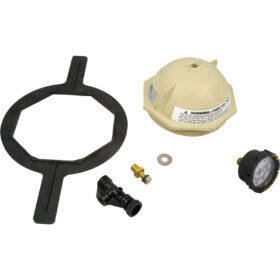 Tank Lid Kit, Pentair PacFab Triton II, 6" thd, Tan | 154697 Tank Lid Kit, Pentair PacFab Triton II, 6" thd, Tan | 154697