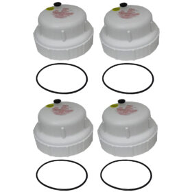 Cap, Case of 4, King Tech Pool Frog 40k Systems,w/ O-Ring | 01-22-9416