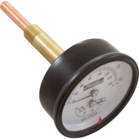 Temperature and Pressure Gauge, Raypak Heaters, 1/2", Bottom | 007205F Temperature and Pressure Gauge, Raypak Heaters, 1/2", Bottom | 007205F