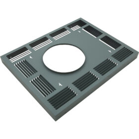 Jacket Top, Raypak R335A/R335B, Louvered | 005305F Jacket Top, Raypak R335A/R335B, Louvered | 005305F