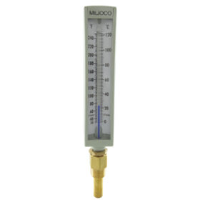 Thermometer, Raypak, Brass, Straight | 000919 Thermometer, Raypak, Brass, Straight | 000919