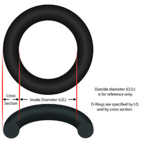 O-Ring, Sundance Light Lens, 5/16" OD, 1/16" CS | 6541-000 O-Ring, Sundance Light Lens, 5/16" OD, 1/16" CS | 6541-000