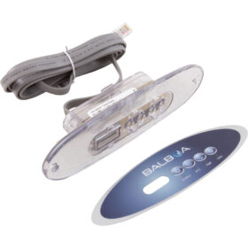 Topside, BWG MVP260/VL260, 4-Button, Blower/Jets/Temp/Light | 53566KIT Topside, BWG MVP260/VL260, 4-Button, Blower/Jets/Temp/Light | 53566KIT