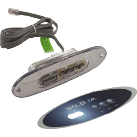 Topside, BWG MVP260/VL260, 3-Button, Jets/Temp/Light | 54685KIT Topside, BWG MVP260/VL260, 3-Button, Jets/Temp/Light | 54685KIT